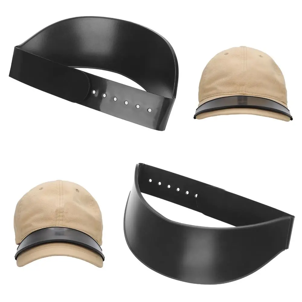 مع 9 حافة منحنى قبعة حافة بندر قبعة المشكل مريحة المشكل قبعة منحنى بندر قابلة لإعادة الاستخدام قبعة بلاستيكية منحنى الفرقة أداة #3