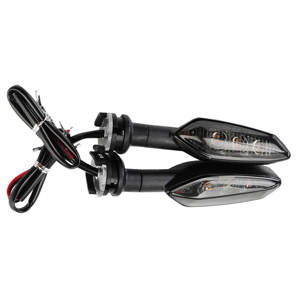 12 فولت الضوء الأصفر دراجة نارية مؤشر LED دراجة نارية بدوره إشارات أضواء صالح لياماها MT-15 M-SL AZ 150 2016-2015