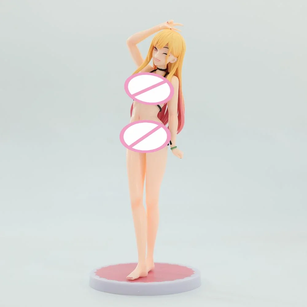 Anime Figura Boneca Modelo para Adultos, Sono Bisque Wa Koi Wo Suru Kitagawa, Marin Stock, Estilo Bikini, Brinquedos de Decoração, Sem Caixa