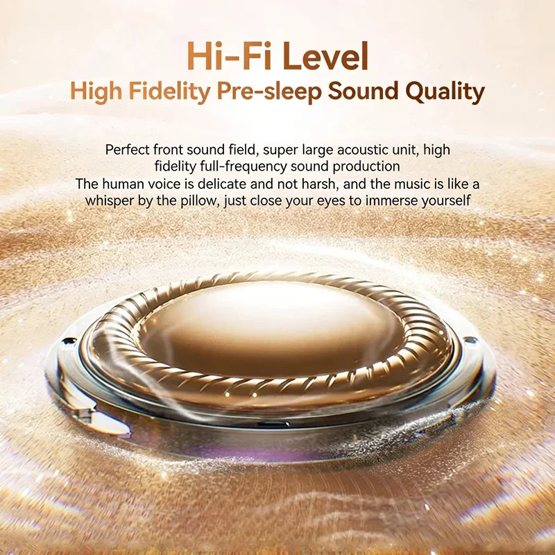 

Bluetooth-колонка для сна под подушку: ультратонкий дизайн, высококачественный звук, функция белого шума, длительное время работы, аудиоустройство 2026