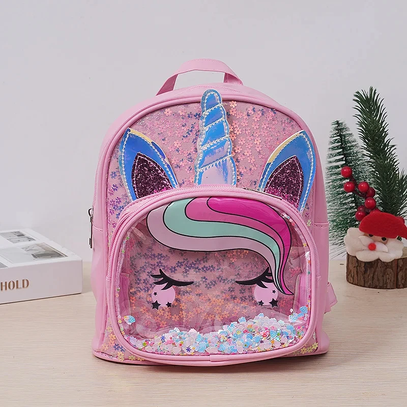 Baby Back to School Bag Cartoon Cute Unicorn Mini Backpack Personalized Name Kindergarten School Bag Custom Baby Gift Backpacks