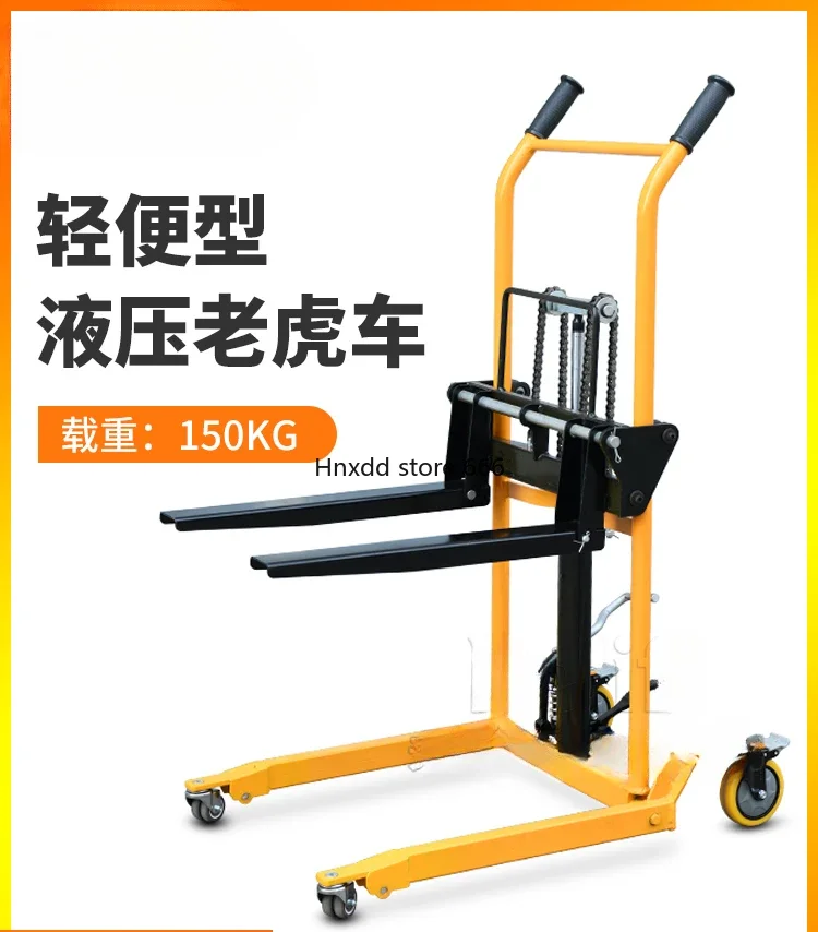 Hand Push Light Hydraulic Raiser Manual Truck