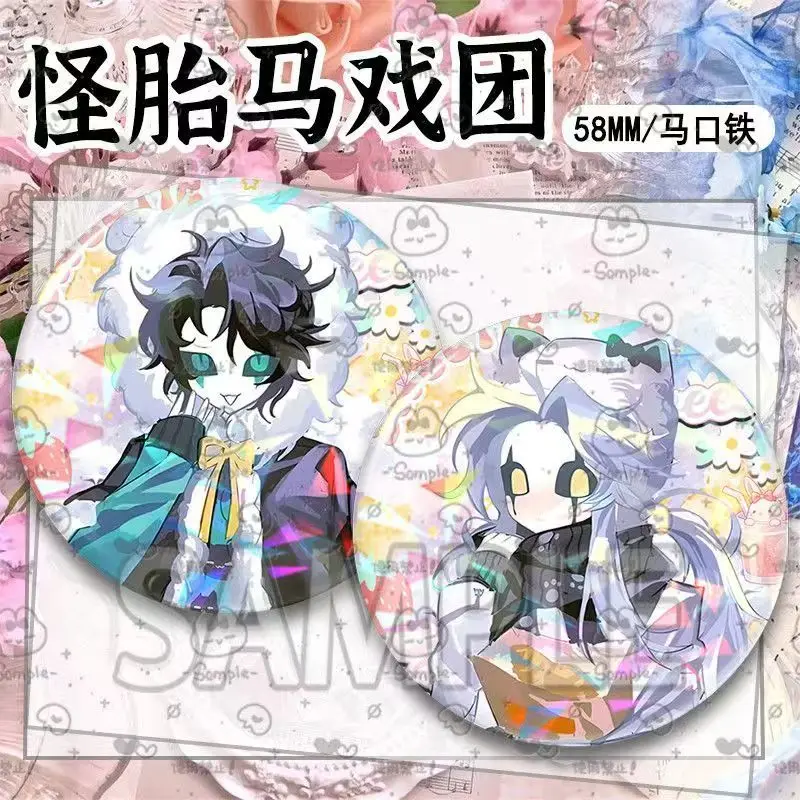 colecao-de-acessorios-de-moda-the-freak-circus-pierrot-harlequin-joias-de-metal-fofas-ornamentos-crachas-e-pins-de-anime-presentes-kawaii
