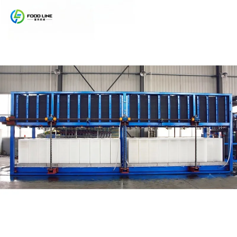 Customized Industrial Commercial Transparent Ice Maker 15 Ton Built In Engine Pump Motor Stable Gear Bearing Assembly