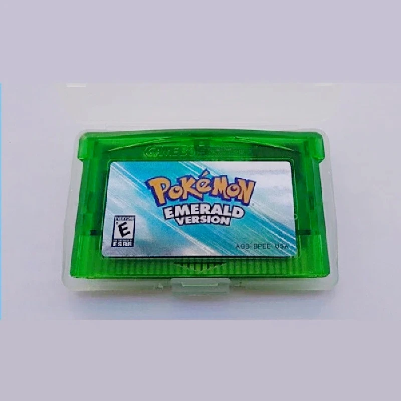 GBA Games Pokémon Series 32 بت لعبة فيديو Cartridge Pokémon Ruby Emerald Chlorophyll Sapphire Fire Red English Ver #3