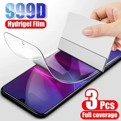 3PCS Hydrogel Film for Huawei P60 P50 P40 P30 Pro Screen Protector On Huawei Mate 40 30 20 50 60 Pro Plus Nova Y9a Y70 Plus Y90