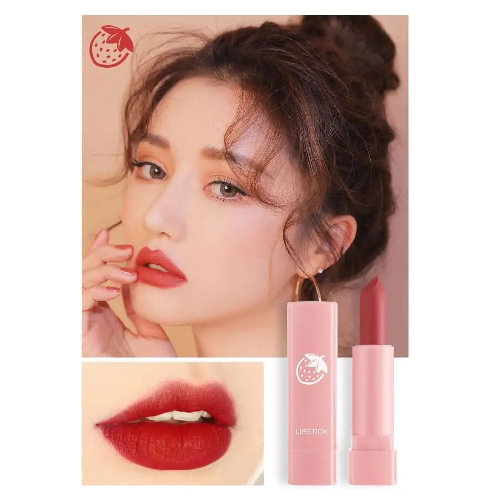 Neuer 10-Farben-Mini-Lippenstift Orange Wasserdichter Lipgloss Langanhaltendes feuchtigkeitsspendendes Lippen-Make-up für Frauen