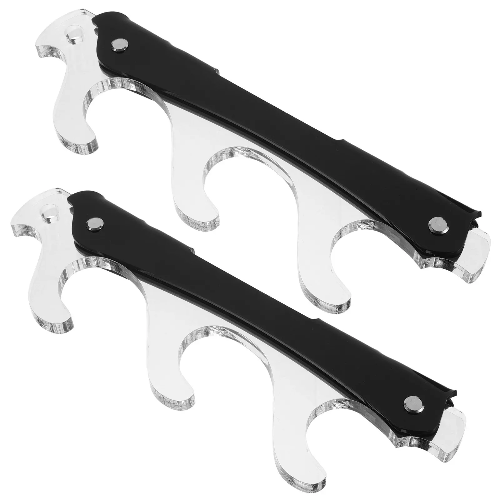 1Pair Wall Mount Rack Space Saving Elegant Display Stand Wall Mounted Organizer for Swords Long Blade Display