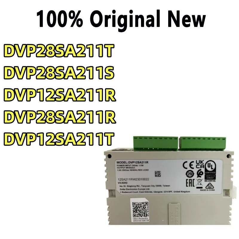 100% Tested Dvp-sa2 Series Plc Dvp28sa211r Dvp28sa211t Dvp28sa211s Dvp12sa211r Dvp12sa211t Programmable Controllers Module