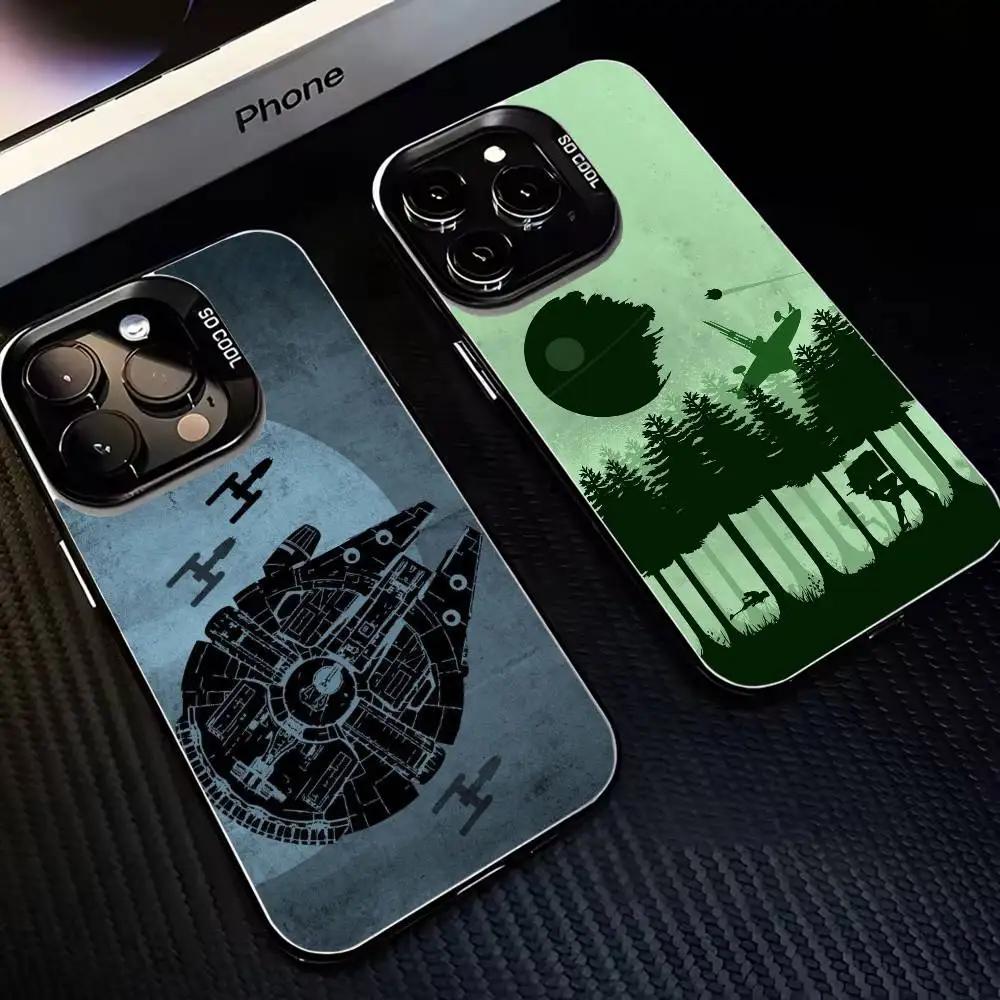 

Graphic design s-star w-warss Phone Case For iPhone 16,15,14,13,12,11,Mini,Pro,MAX Black Matte Shockproof Cover