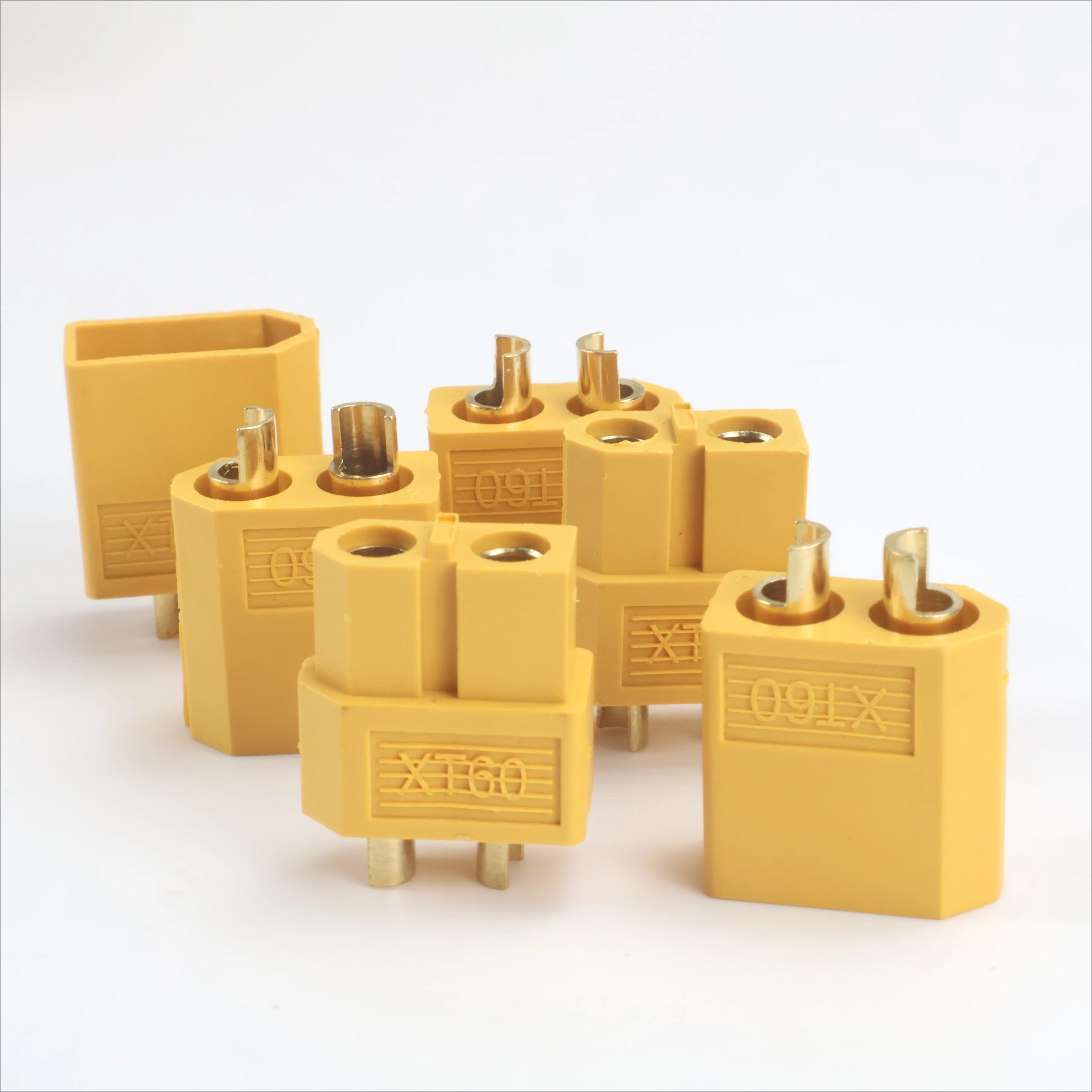 XT60 Male Female Bullet Connector RC Drone Lithium Battery Motor Power Cable Adapter Replacement Spare Parts