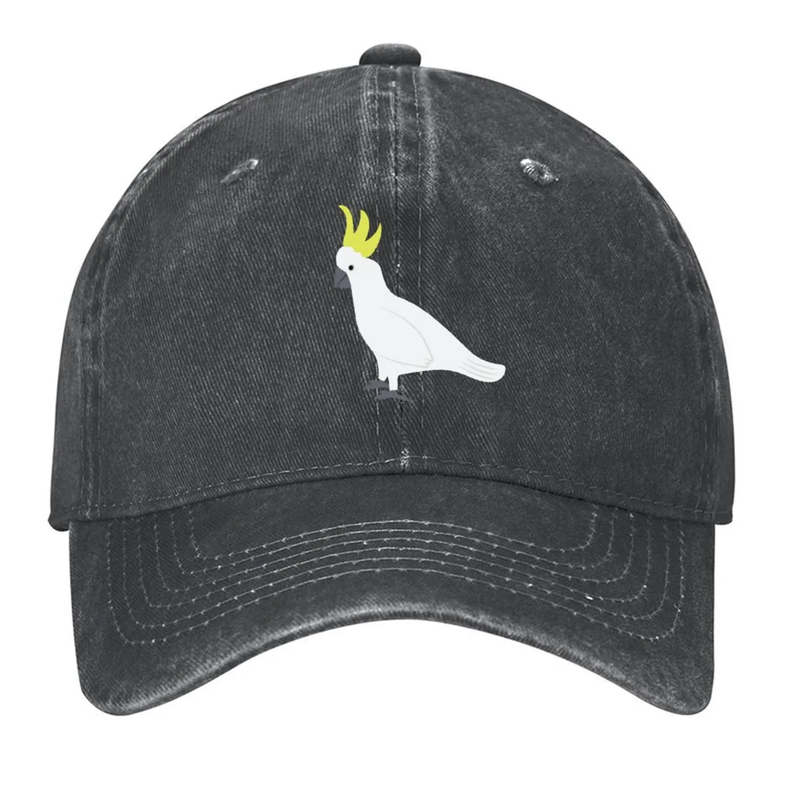 

Birds of Australia Pattern - Black Baseball Cap Beach sailor cap for men Unique hats Women's Golf Clothing Men's