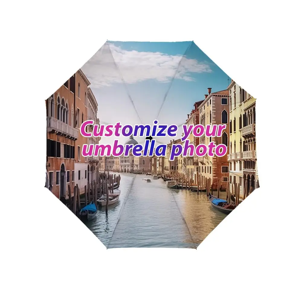 

Custom Any Text Photo Umbrellas Personalized Umbrella with Photos Personalized Umbrella Automatic Foldable Design for Rain/Sunny