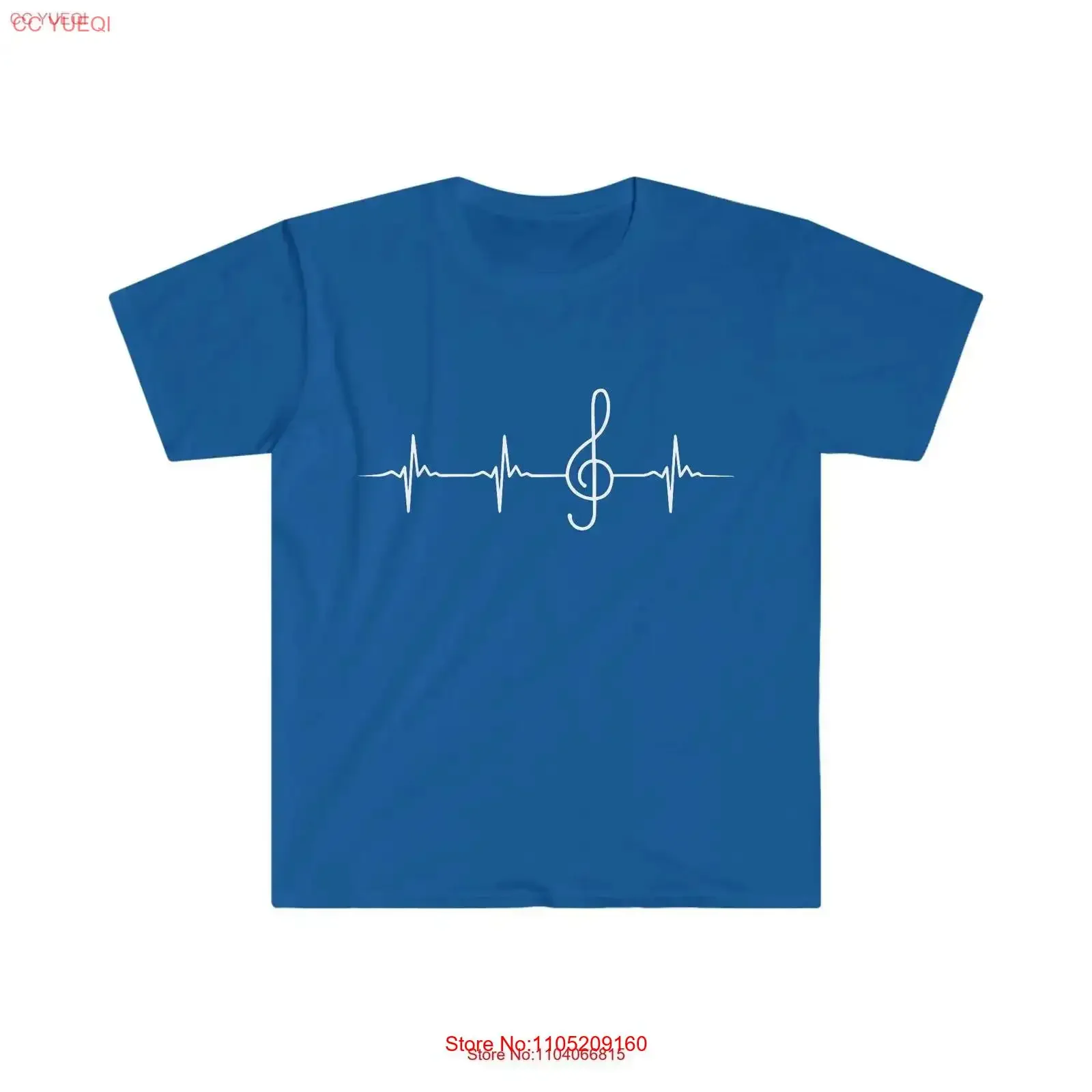 

Heartbeat Music T Shirt vintage Washed Slightly streetwear graphic Breathable Stylish Comfortable Top For Everyday Wear Casual