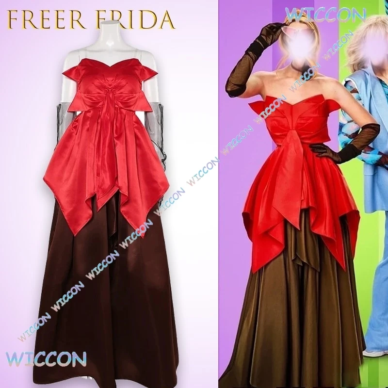 

Frea kyFri day 2, Анна Колман, платье для косплея на Хэллоуин, костюм персонажа из фильма, косплей, Хэллоуин, Рождество