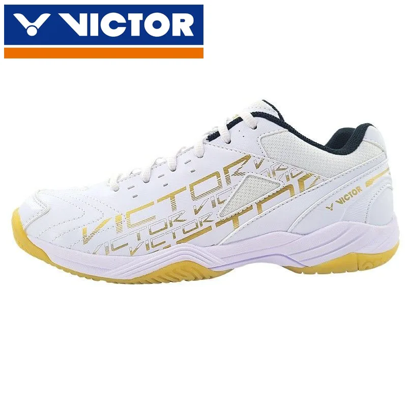 VICTOR Victory Badminton Shoes Non-slip Breathable Wear-resistant Men's And Women's Table Tennis Shoes A170 Platinum Sneakers