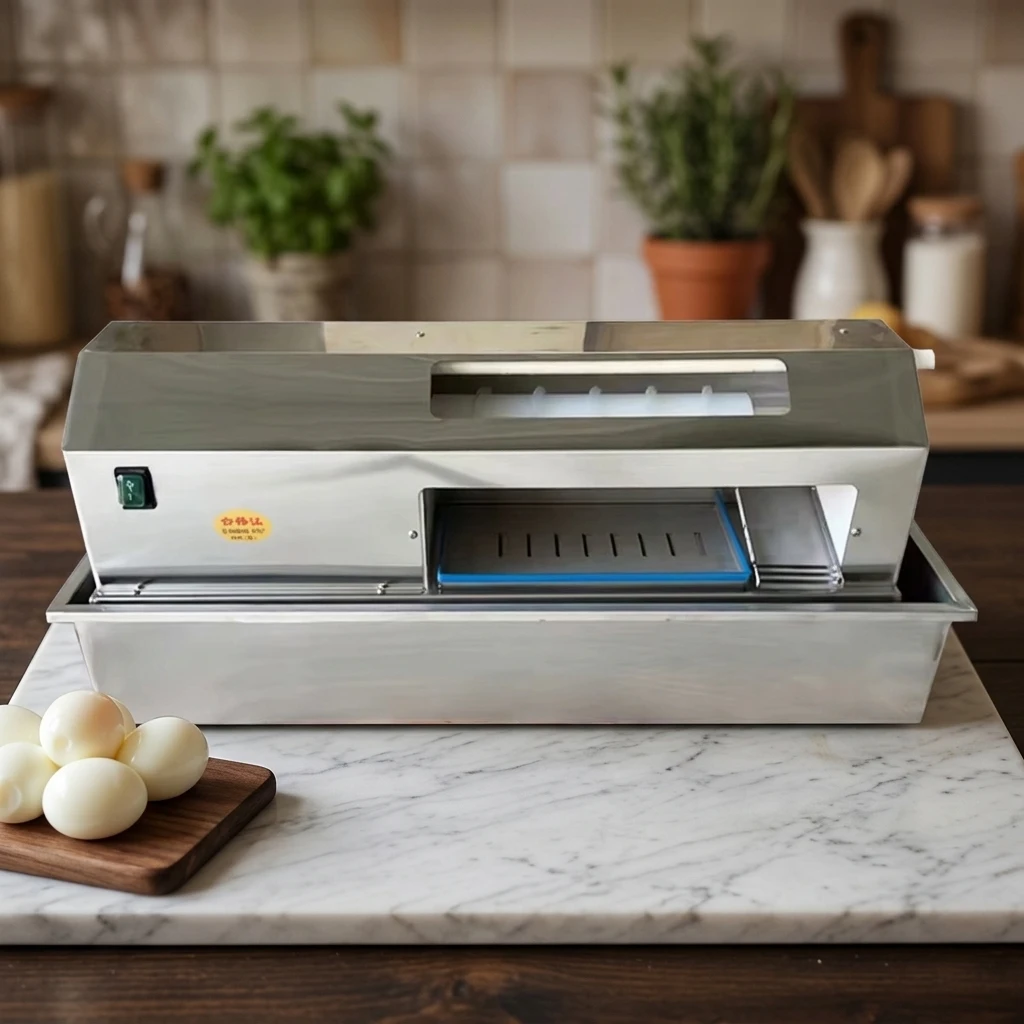 Selling Industrial Automated Automatic Egg Shell Peeling Machine Mini Boiled Egg Peeling Machine Food-grade Material Automatic