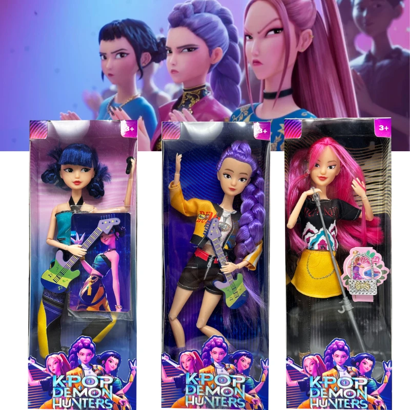 

K-pop Devil Hunter Girl Group Character Model Vinyl Blind Box Toy Collection Decoration Cartoon Doll Children's Birthday Gift