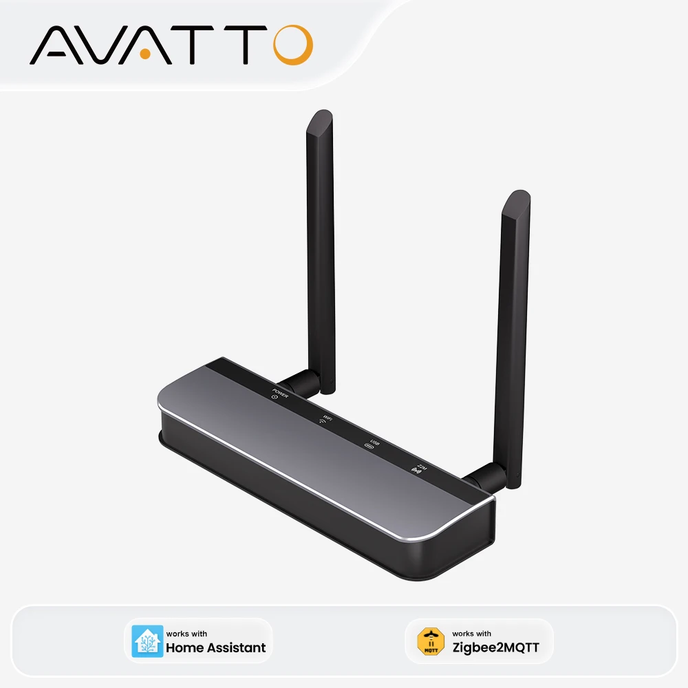 AVATTO ZigBee 3.0 PoE Dongle High-Performance Chipset Web-Based Management Interface Support Ethernet,Wi-Fi,USB Connection