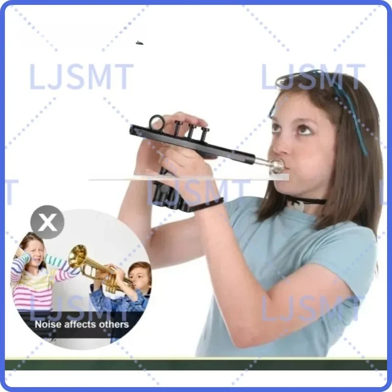 Trumpet Practice Tool Piston Fingering Breath Trainer Finger Trainer for Adults Children
