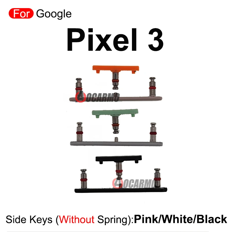 For Google Pixel 3 XL 3XL Power on/ off Volume Buttons Side Keys Replacement Parts