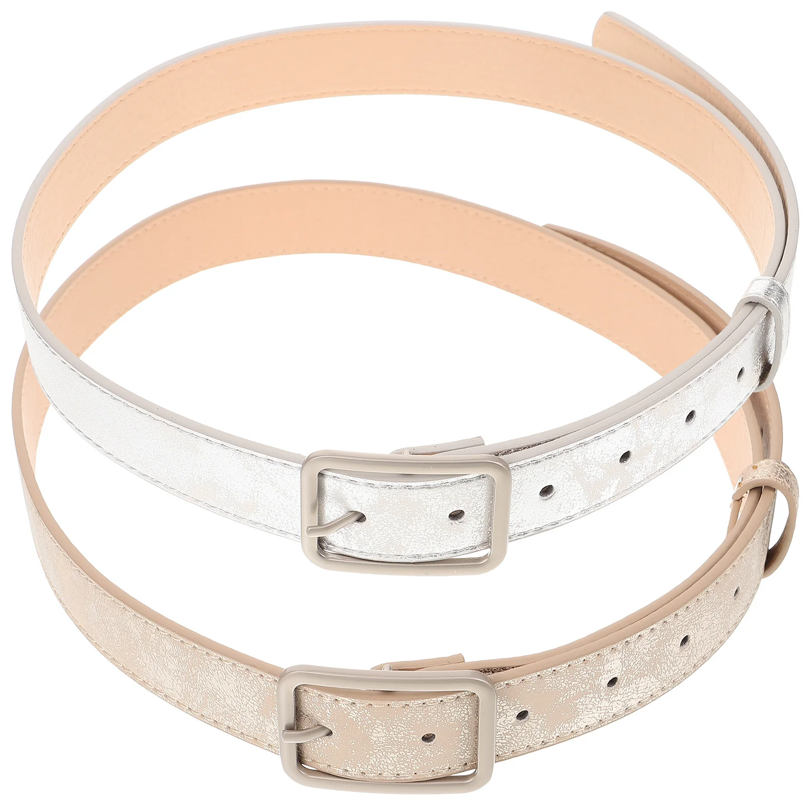 2 pièces femmes ceinture paillettes taille ceintures décoratives jean robe accessoires décontracté mode élégance femmes ceinture