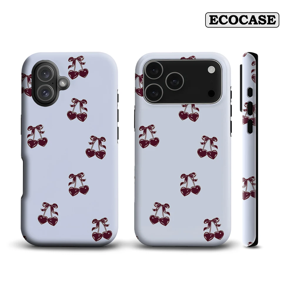 Sweet Heart Cherries IPhone 17 Must-Haves Handyhülle für IPhone 17 16 15 14 13 12 11 Pro Max Plus Doppelschichtige Rückseite