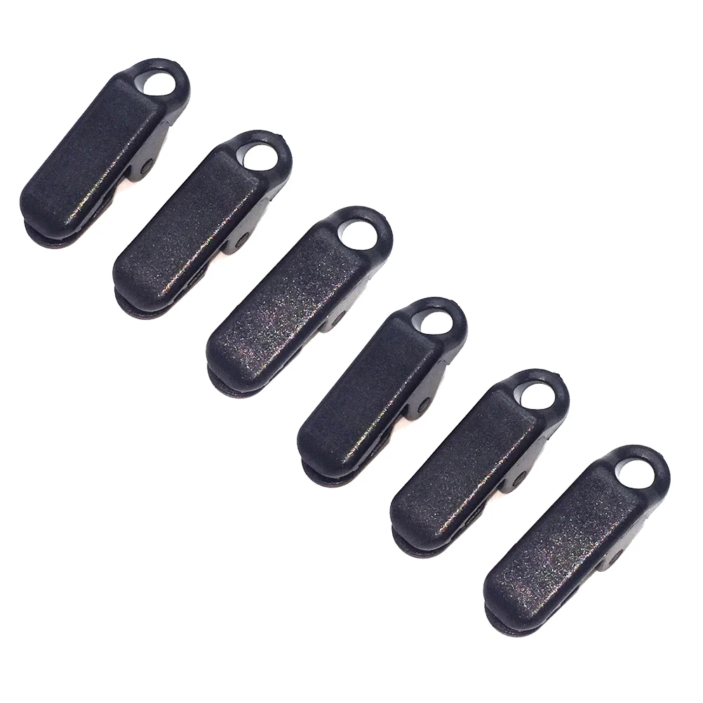 

8 pcs Tent Clips Tighten Camping Clamp Camping Tarp Snaps Durable Plastic BreakageProof Barb Alligator Outdoor