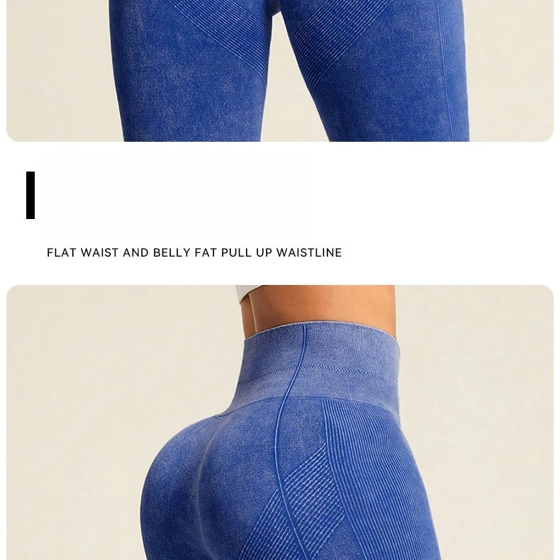 Nylon Schleifen Yoga Leggings Frauen Nahtlose Enge Hosen Hohe Elastische Sexy Hüfte Heben Leggings Workout Laufen Gym Hosen – Detail 8