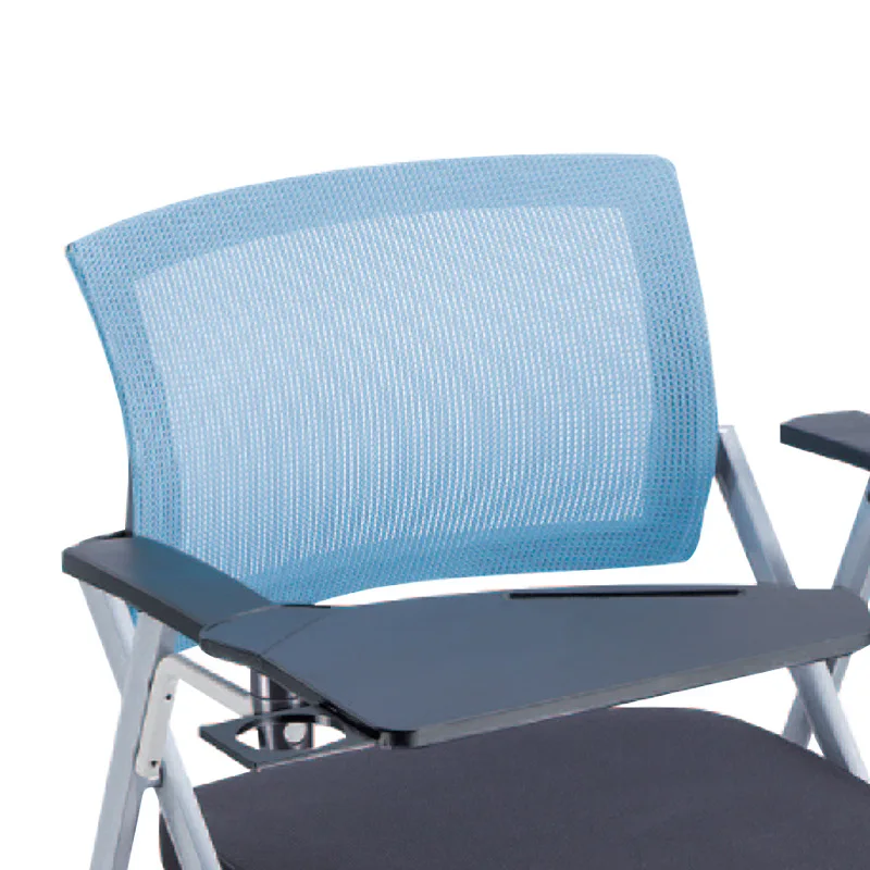 Training chair with table board foldable