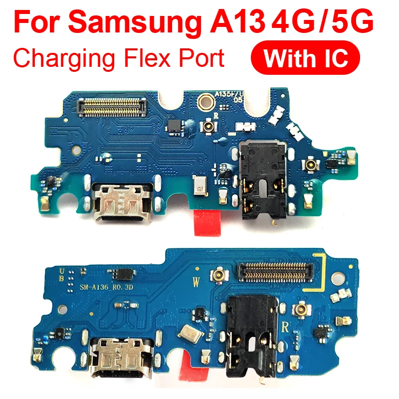 

A13 5G A136B Гибкий зарядный кабель для Samsung Galaxy A13 4G A135F USB-порт для зарядки, док-станция, зарядная плата, замена гибкого кабеля