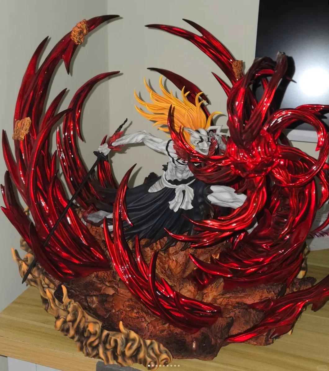 Bleach Anime Figuur 23Cm Kurosaki Ichigo Figuren Pvc Action Standbeeld Model Pop Collectie Kamer Decoratie Bureau Speelgoed Geschenken