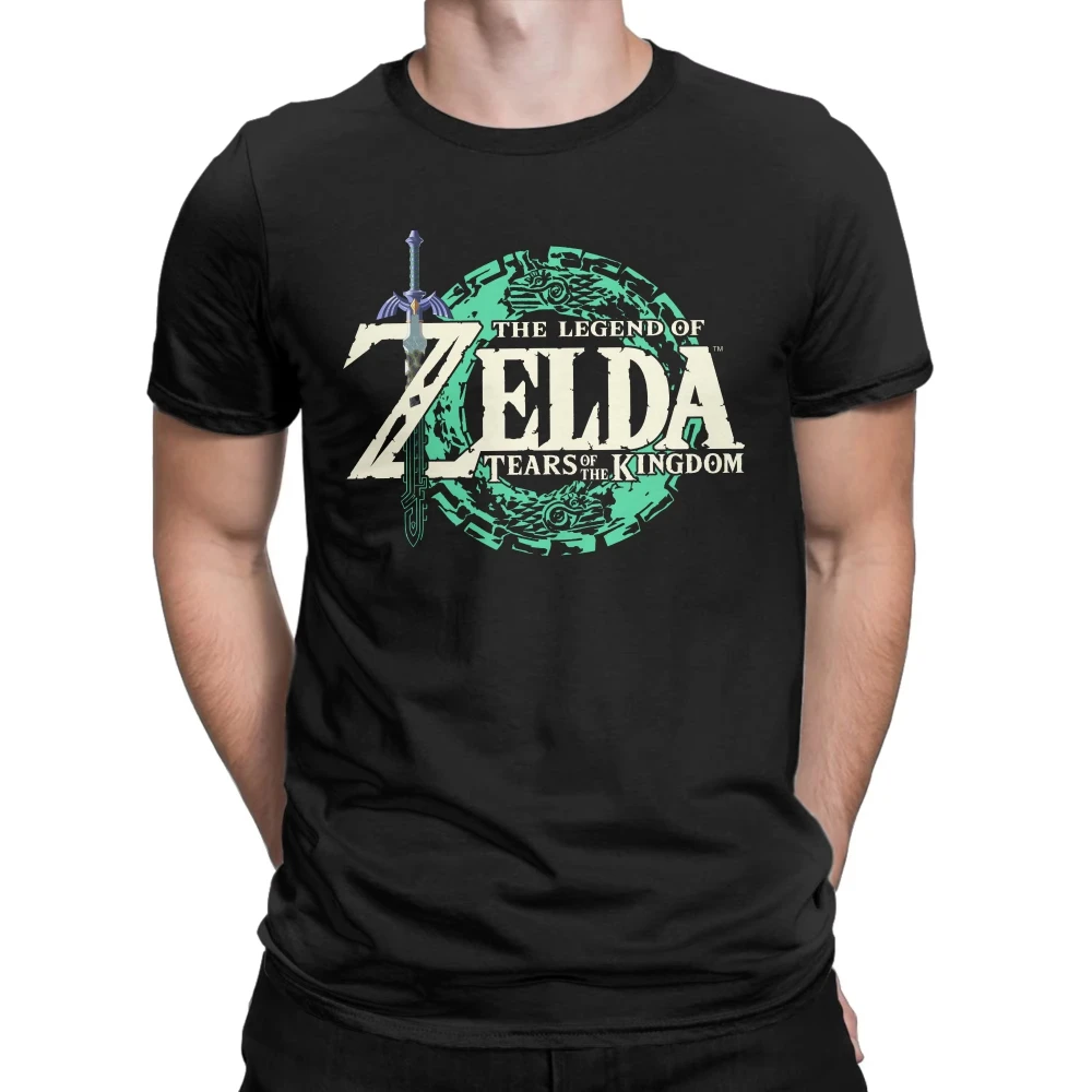 The Legend of Zelda Tears of the Kingdom Graphic T Shirt Game Front Print Short Sleeve Cotton Tee Family Y2K Harajuku Unisex Top