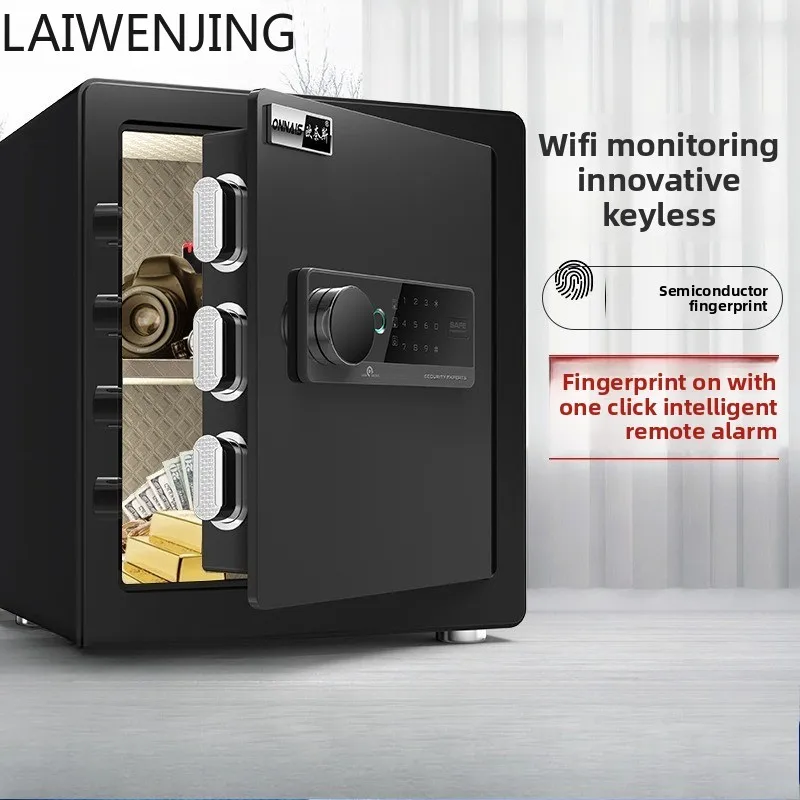 

MJY custom fingerprint password all-steel safe piggy bank wall safe
