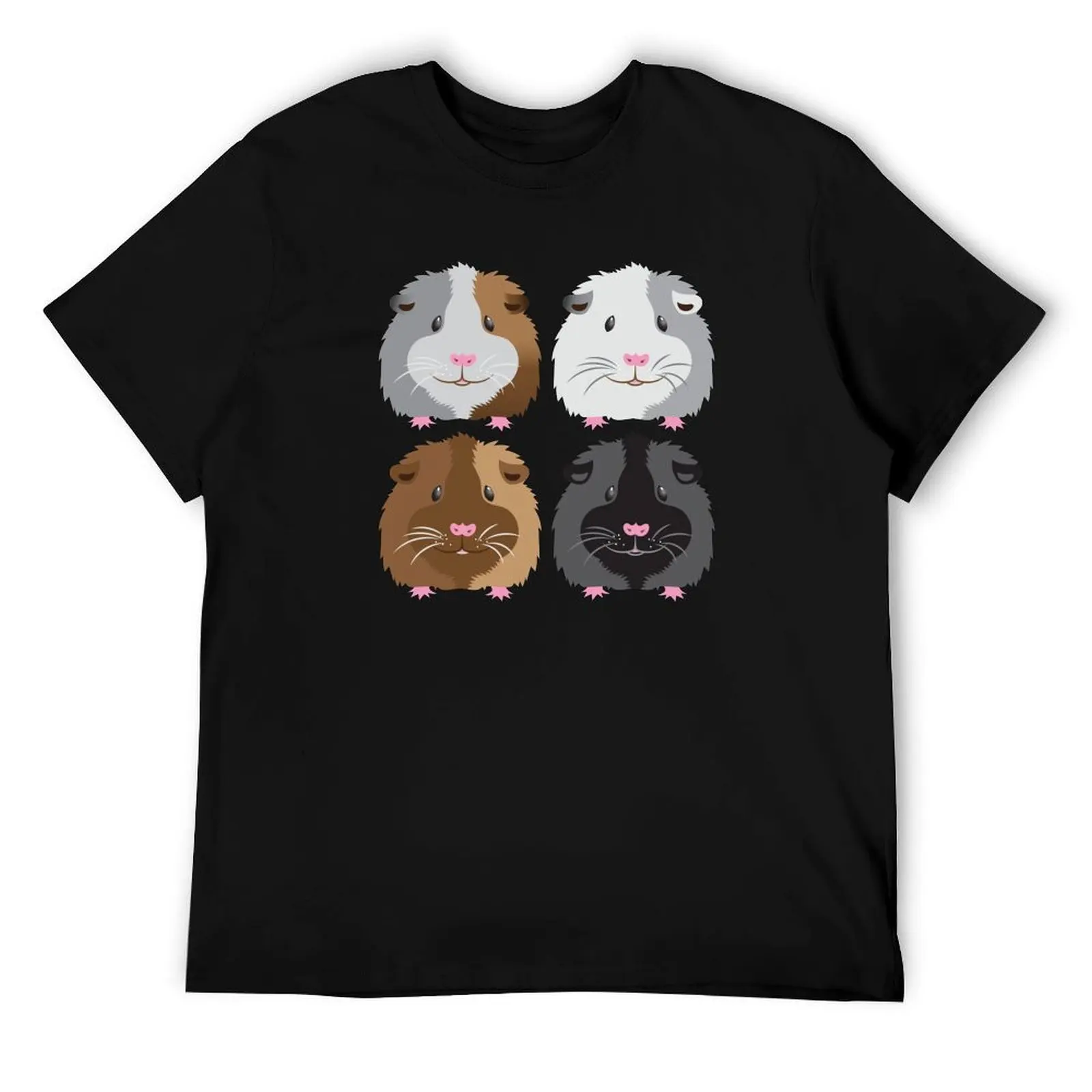 

Four piggies (guinea pigs) T-Shirt t shirts cotton 100% t shirts for man cotton T-Shirt