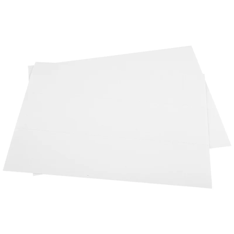 100 листов матовой пустой бумаги для печати адресные этикетки 70X37,1 мм белые самоклеящиеся