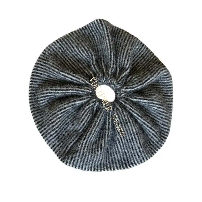 Stretchy French Knitted Scrunchies Large Hairband For Casual Sport Outfits D08E