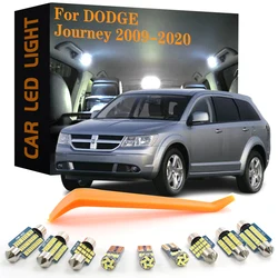 10pcs Canbus Car Accessories LED Interior Lights For Dodge Journey 2009 2010 2011 2012 2013 2014 2015 2016 2017 2018 2019 2020