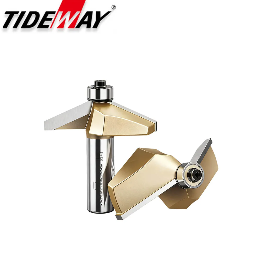 

Фреза для фаски Tideway, конский нос, фреза с подшипниками, твердосплавные вставки, обрезка канавок, фрезерный инструмент по дереву