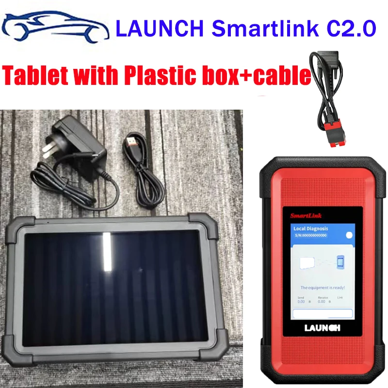 Smartlink 2.0 with tablet Have Flashed Full System OBD2 Bluetooth Scanner Car Diagnostic ToolsPK golo4.0/thinkdiag old/BT200