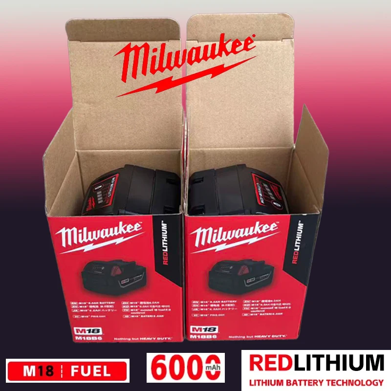 

Milwaukee M18 18V cordless tool battery for M18B5 XC lithium-ion batteries 48-11-1815 2604-20 48-11-1850 48-11-1860 etc.