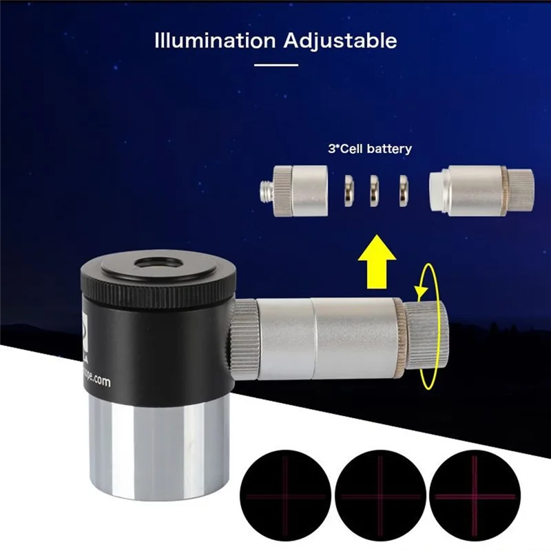 

NEW-Reticle Illuminater Eyepiece Electronic Illuminater Eyepiece Stargazing Eyepiece