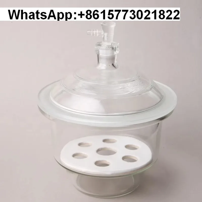 Vasos de laboratorio Secador Va-cuum de 240 mm con co-ck
