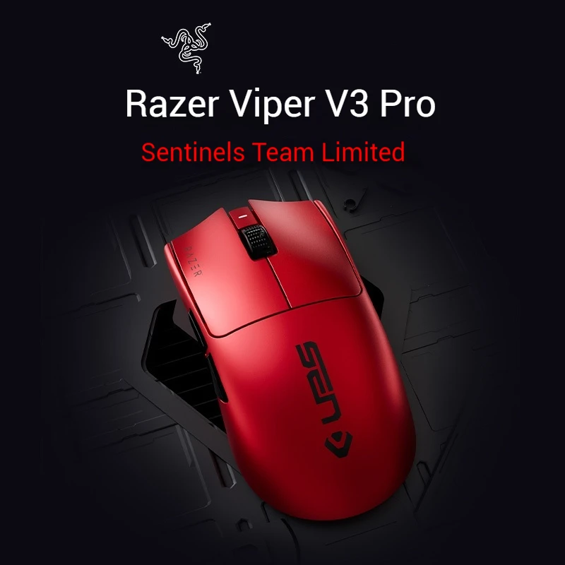 Razer Viper V3 Pro Professional Edition Sentinels Team Joint Esports Game Wireless Mouse Cs 8k Rotation Training Rate Boy Gifts