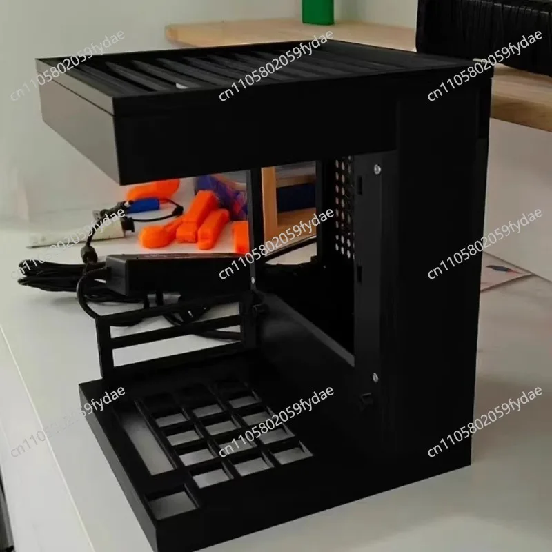 

Mini ITX Chassis | Aluminum Alloy Sturdy and Durable, Small Sea View Panoramic Mini Chassis