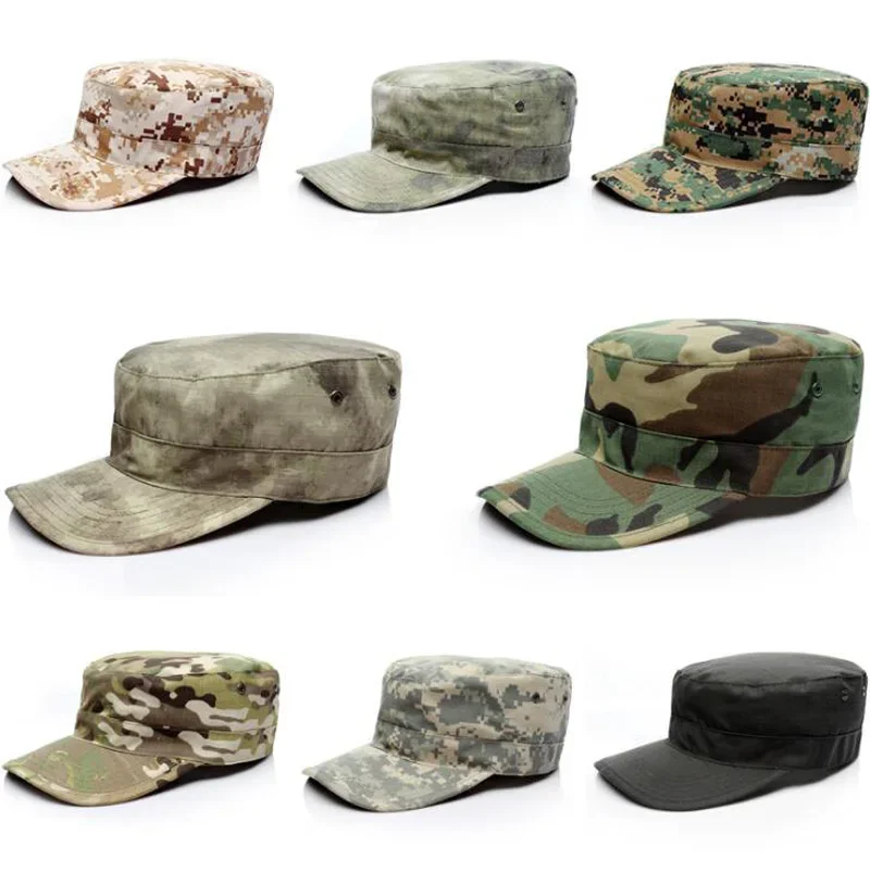 Camouflage Caps Shako High Quality 58-60cm Hunting Training Cap Thickened Soldier Sniper Airsoft Cap Hat