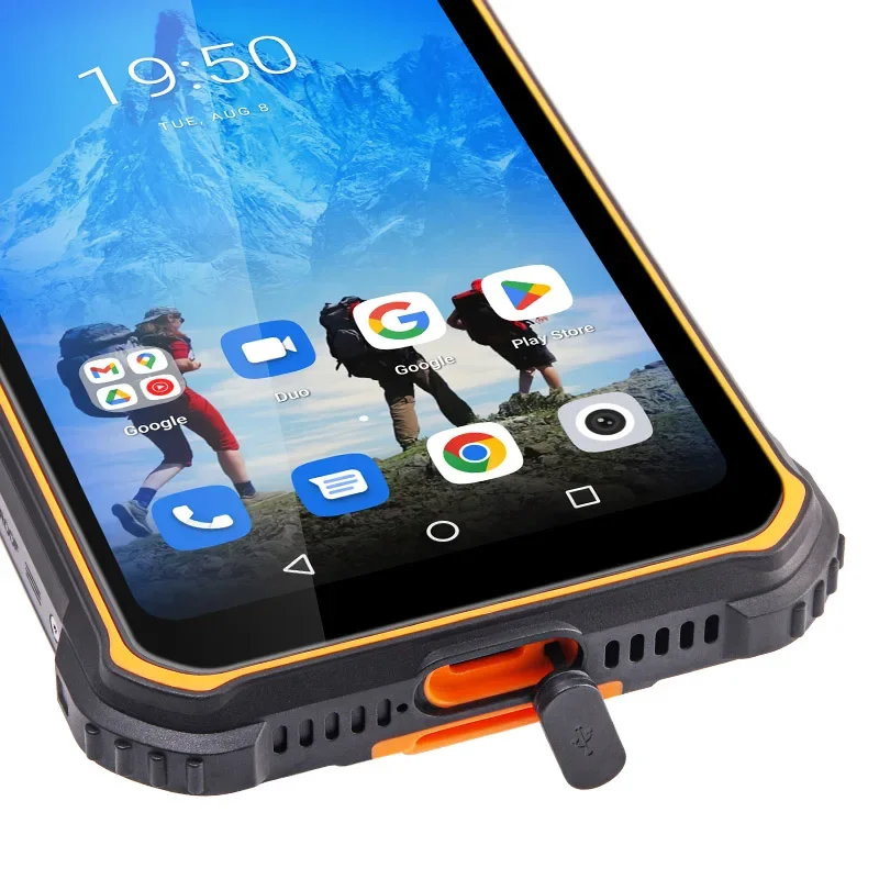 UNIWA F910 4G teléfonos inteligentes resistentes Android 12 6GRAM + 128GROM 6,23 pulgadas FHD + pantalla teléfonos móviles 10000mAh 48MP carga rápida NFC