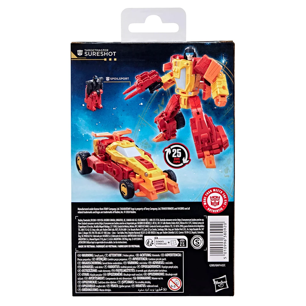 Originele Hasbro Transformers Age of the Primes Targetmaster Sureshot 14 cm Deluxe Class Nice Action Model Figuur Ornament Speelgoed