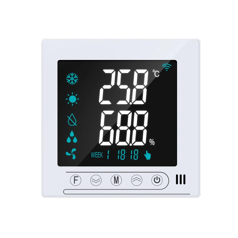 

Intelligent temperature controller humidity control switch automatic dehumidification and humidification digital display tempera