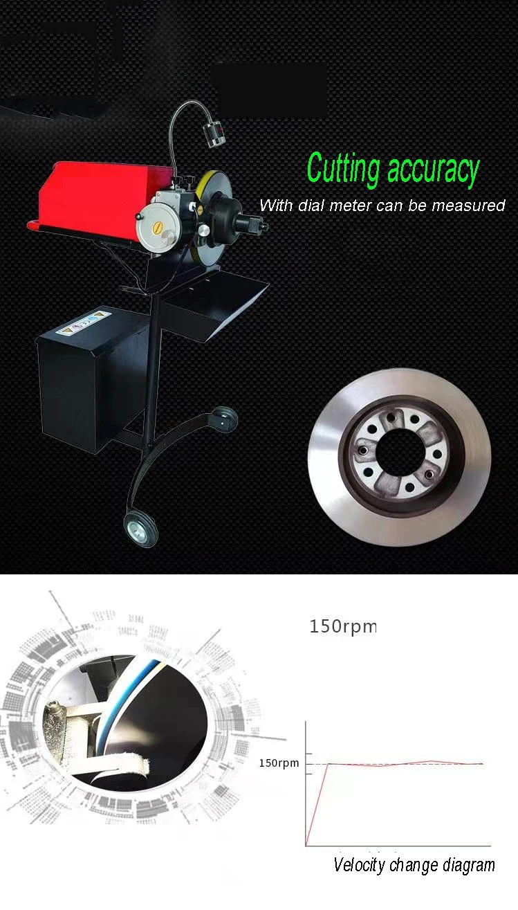 Equipamento de veículo da máquina de reparo de disco de freio da máquina de disco